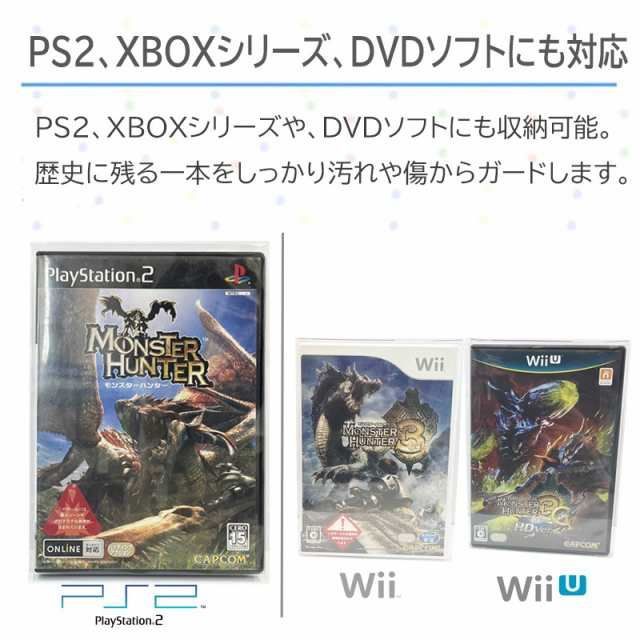 PS2用 レトロコレクションケース 5枚 DVD Wii XBOX プレイステーション