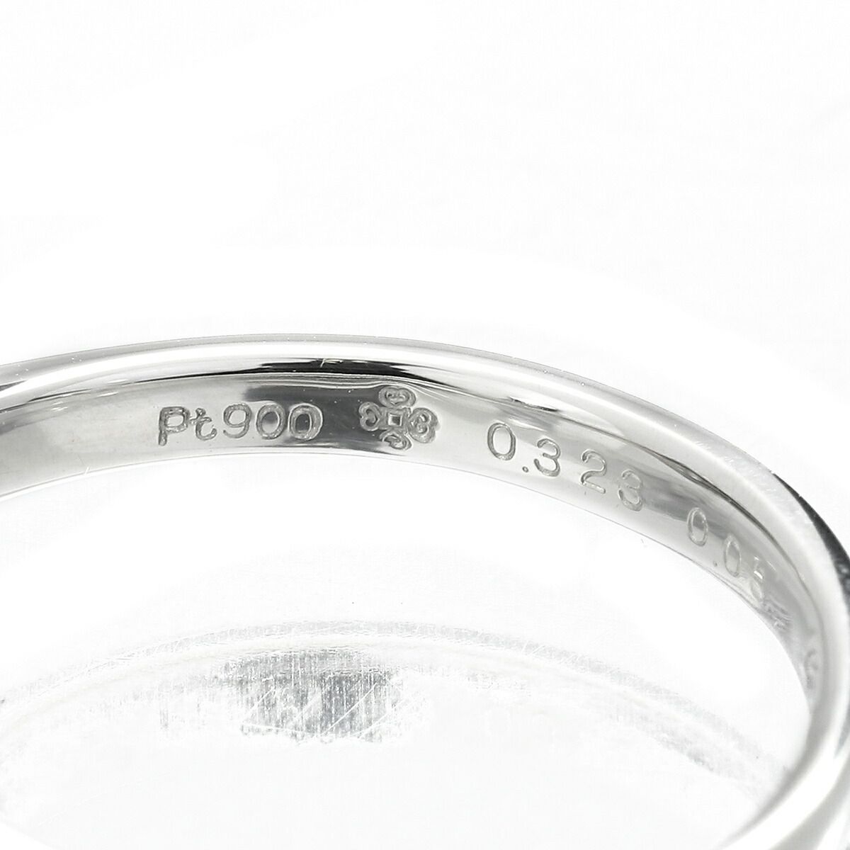 新品仕上済】 ダイヤモンド 0.323ct プラチナ Pt900 ハート 