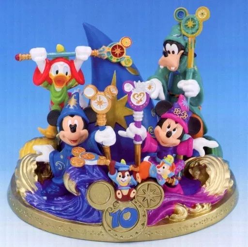 フィギュア　ミッキー＆ミニー＆ドナルド＆チップ＆デール＆グーフィー 「ディズニー」 東京ディズニーシー10thアニバーサリー フィギュアリン 東京ディズニーシー限定 中古】フィギュア ミッキー＆ミニー＆ドナルド＆チップ＆デール