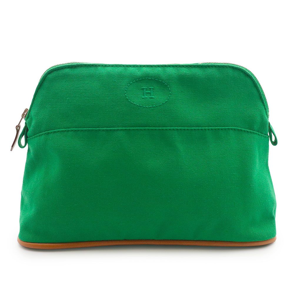 エルメス キャンバス ボリードポーチMM ポーチ 最高