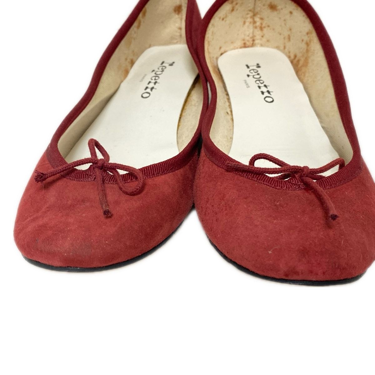 repetto(レペット) フラットシューズ 38 1/2 レディース - ボルドー