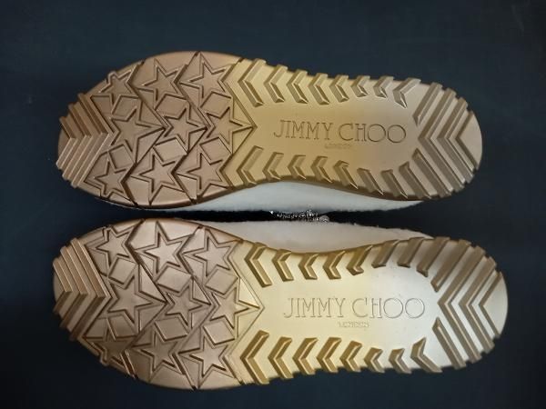 美品 JIMMY CHOO ジミーチュウ VERONA クリスタルピース ブークレ