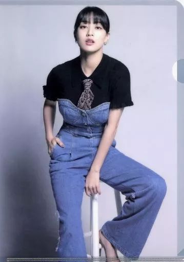 中古】クリアファイル ジヒョ(TWICE) オリジナル両面クリアファイル