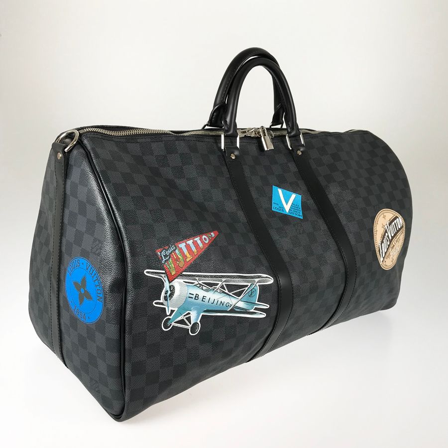 Louis Vuitton ダミエ グラフィット キーポルバンドリエール55 キーポル・バンドリエール 55 ダミエ・グラフィット｜ルイ