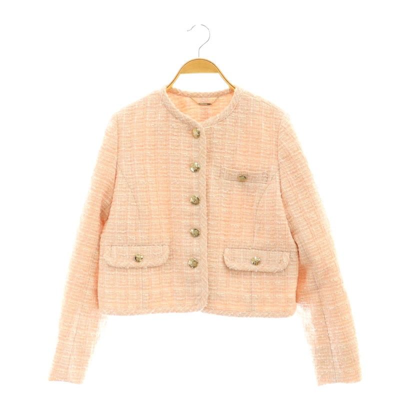 【新品】CELFORD パイピングショートジャケット LPNK 38 パイピングショートジャケット(ジャケット・ブルゾン)｜OUTER
