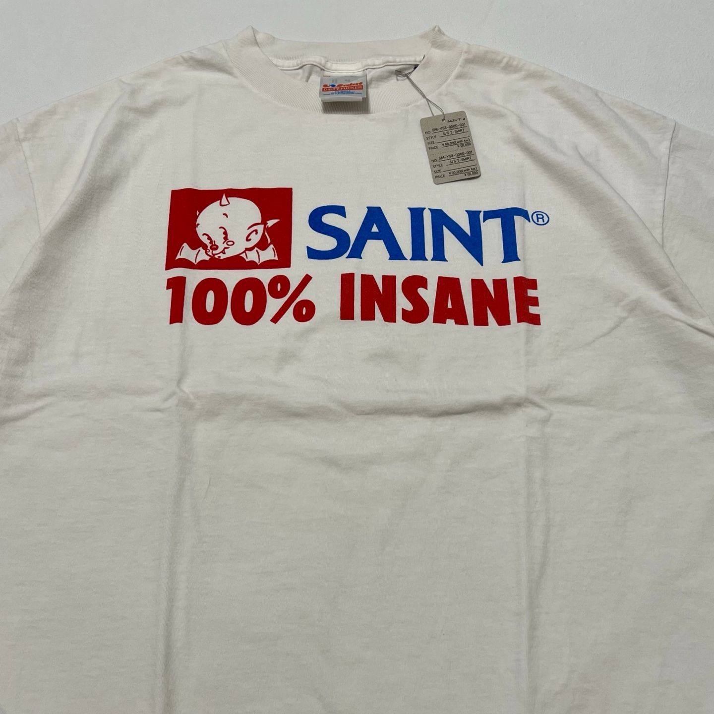 **完売必至** セントマイケル SAINT Mxxxxxx INSANE SS TEE Saint Mxxxxxx (セントマイケル) 】SS TEE INSANE SM-HR8-0000