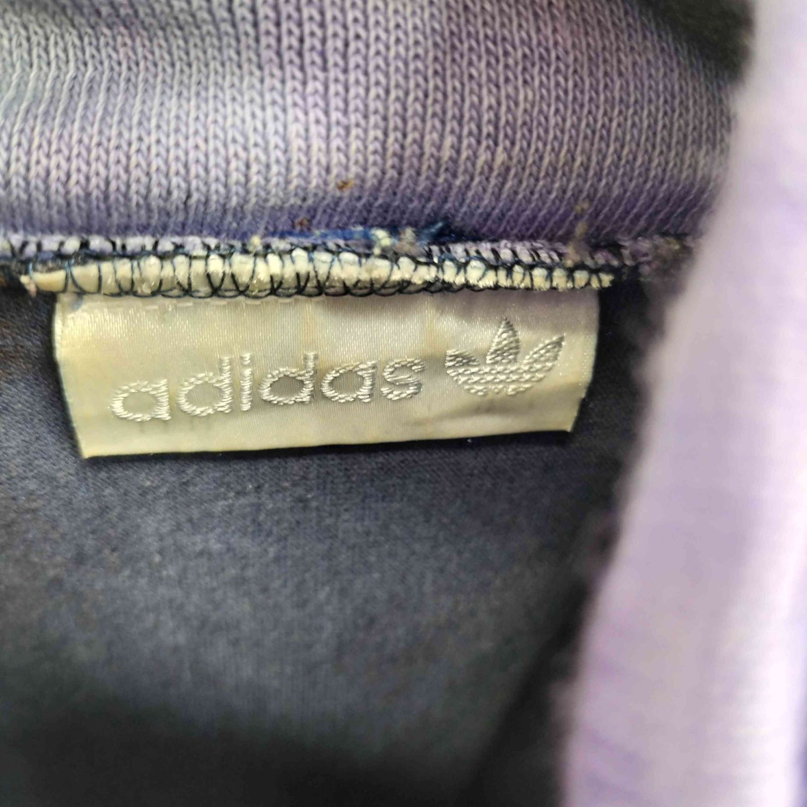 90s 万国旗タグ adidas アディダス 紫 ベロア トラック ジャケット 90s 万国旗タグ adidas アディダス 紫 ベロア トラック ジャケット