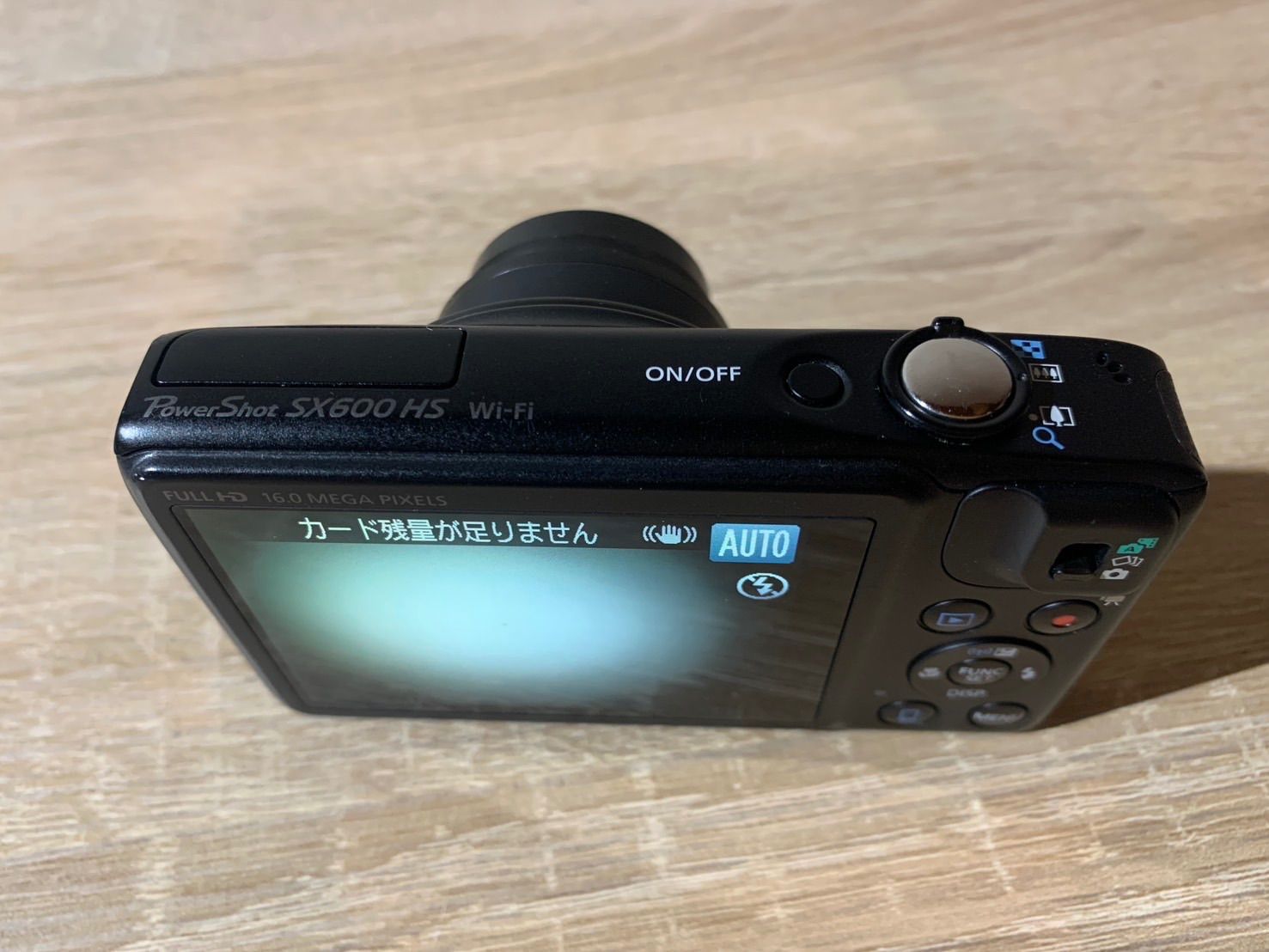 活動的な 5571 Canon キヤノン PowerShot ブラック デジカメ SX600HS ジャンク品 便利な