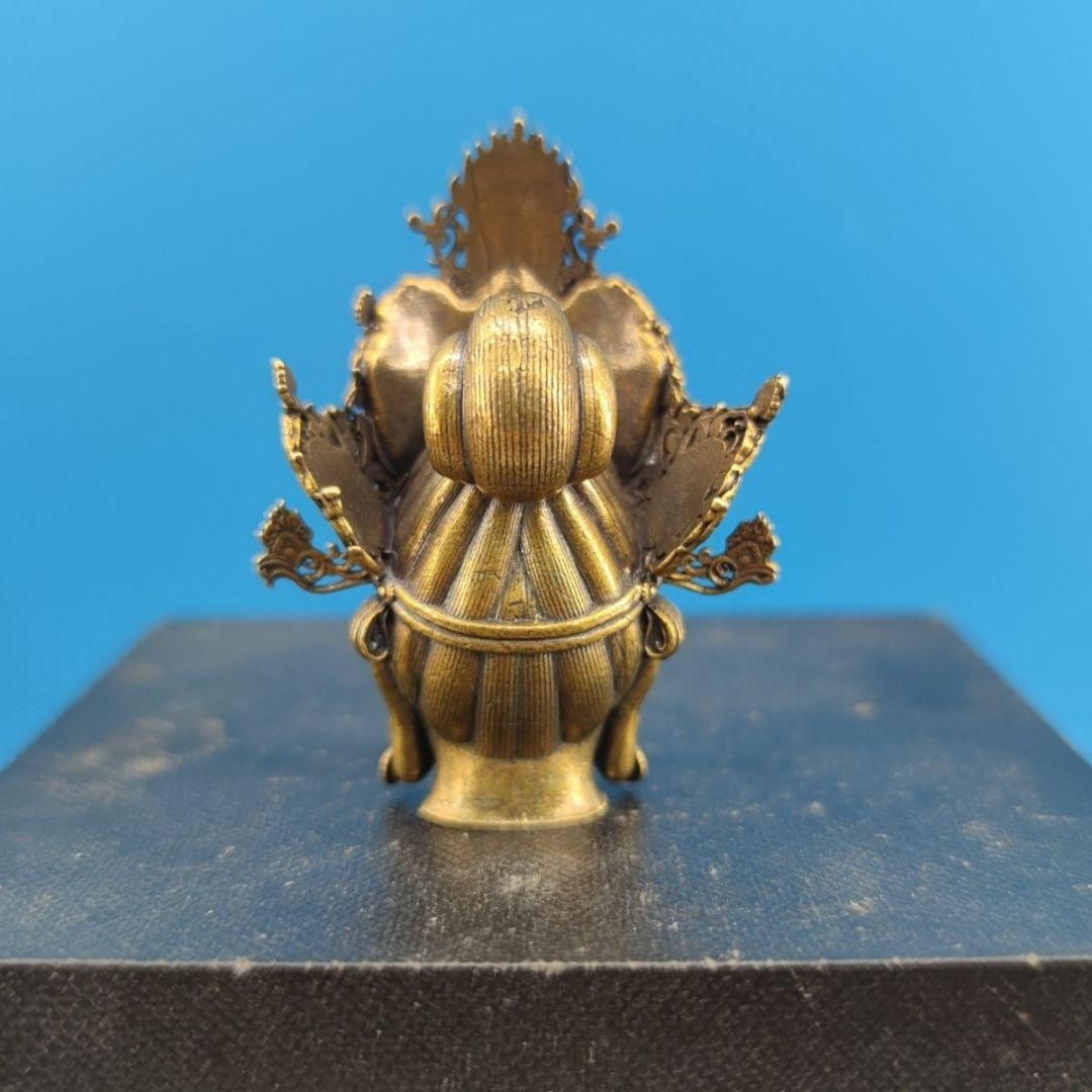 銅 細工 霊吉普薩準提仏母菩薩仏頭 装飾品 工芸品 置物 - メルカリ