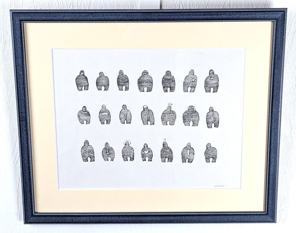 中岡慎太郎『MyFamily』◇木版画◇直筆サイン◇人気彫刻家！百貨店個展！絵画 - メルカリ