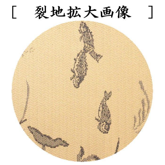 聚光院裂 紹巴織蓮池藻魚図裂