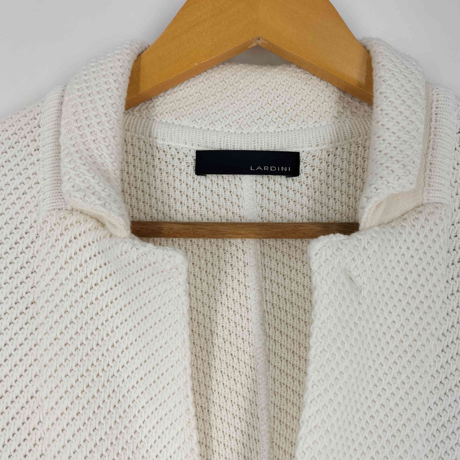 LARDINI ラルディー二 コットンニット 2B テーラードジャケット ラルディー二 LARDINI コットンニット 2B テーラードジャケット