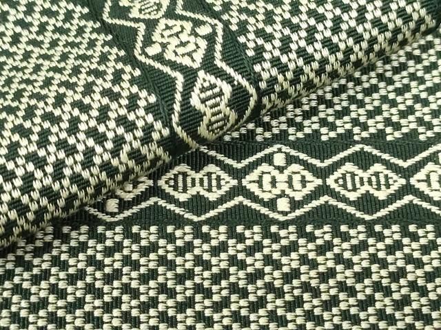 平和屋着物●本場筑前博多織　男性　両面　角帯　献上　間道　仙斎茶色　正絹　逸品　DAAT7777ob 平和屋着物○本場筑前博多織 男性 両面 角帯 献上 間道 仙斎茶色 正絹