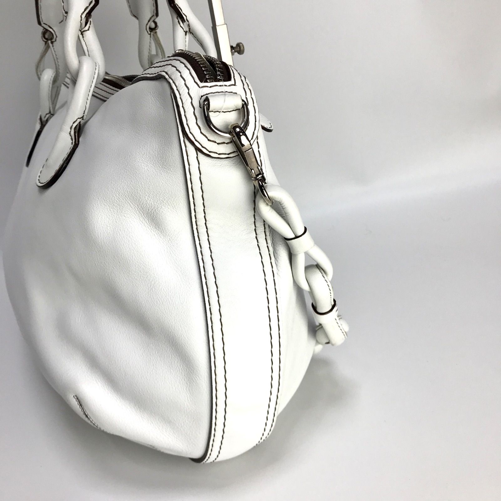 美品】LOEWEロエベレザー2WAYショルダーバッグハンドルバッグ - メルカリ