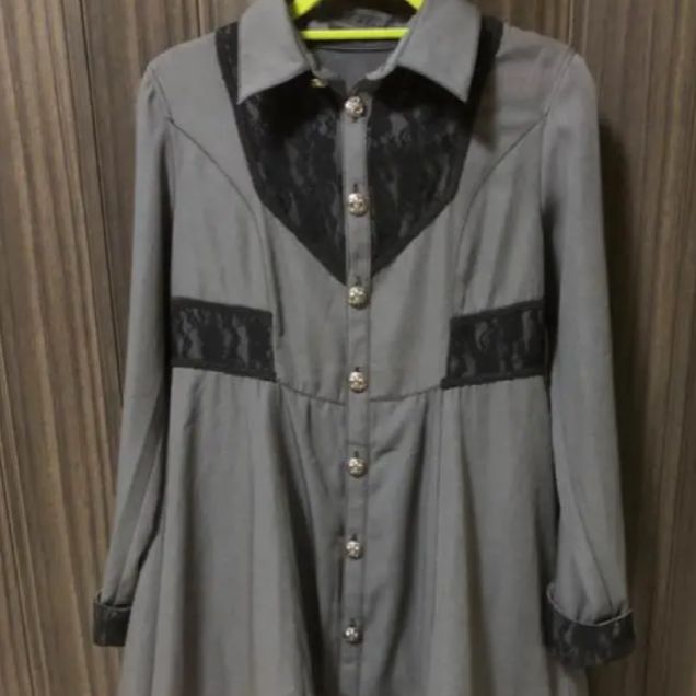 ALGONQUINS ジャガードレースリボンオールドスクールワンピース - メルカリ 