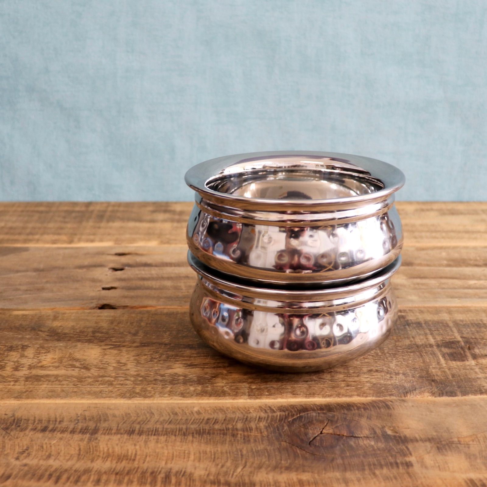 新品　ハンディ(大)　10個　インド食器　カレー皿　インド製 新品 ハンディ(大) 10個 インド食器 カレー皿 インド製