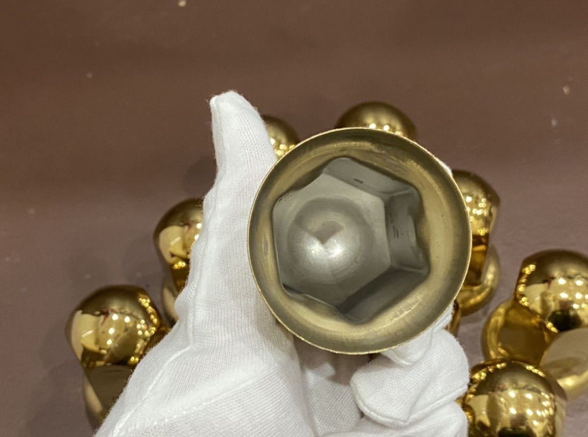 ◇新発売◇ゴールドステン◇ナットキャップISO規格33x61mm☆60個