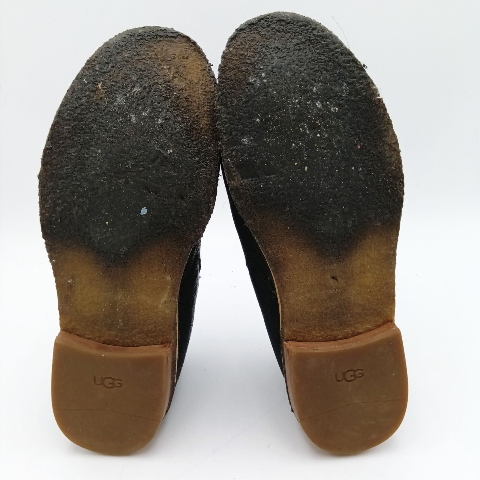 UGG アグ ショートブーツ ブラック サイドジップ レディース