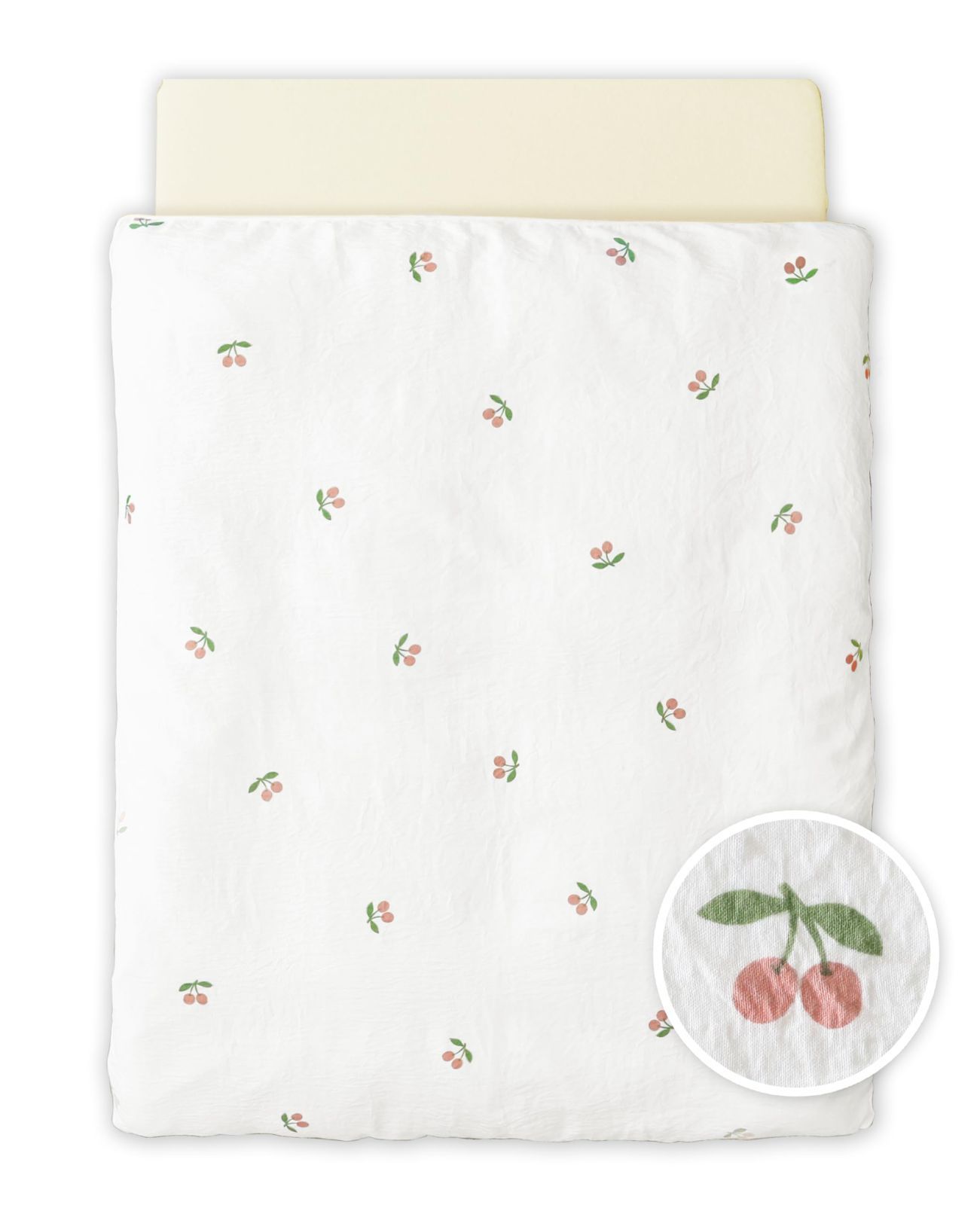 新着商品 ケラッタ イブル ベビー布団 4点 セット ミニサイズ とろふわイブル 洗える 60 90 新生児 赤ちゃん チェリー