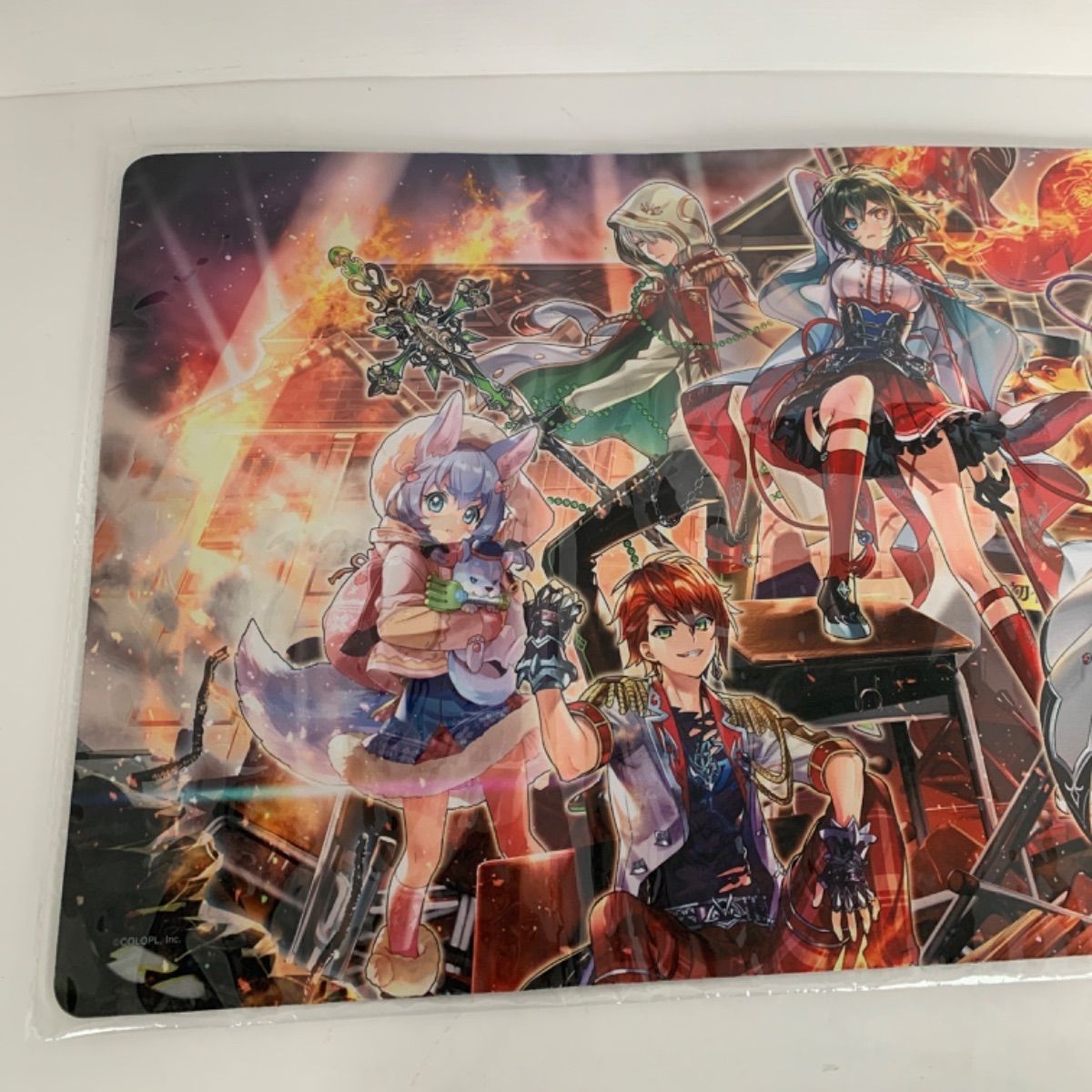 白猫プロジェクト 茶熊学園 2018 プレイマット 白猫プロジェクト オフィシャルプレイマット 私立茶熊学園2018 茶熊