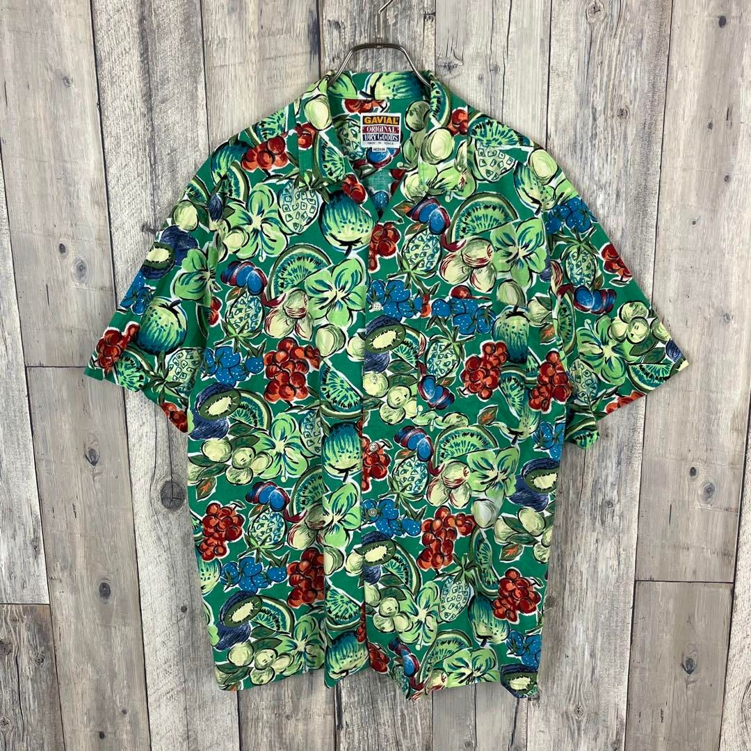 gavial 半袖アロハシャツ GAVIAL ORIGINAL DRY GOODS 半袖 アロハ シャツ M - メルカリ