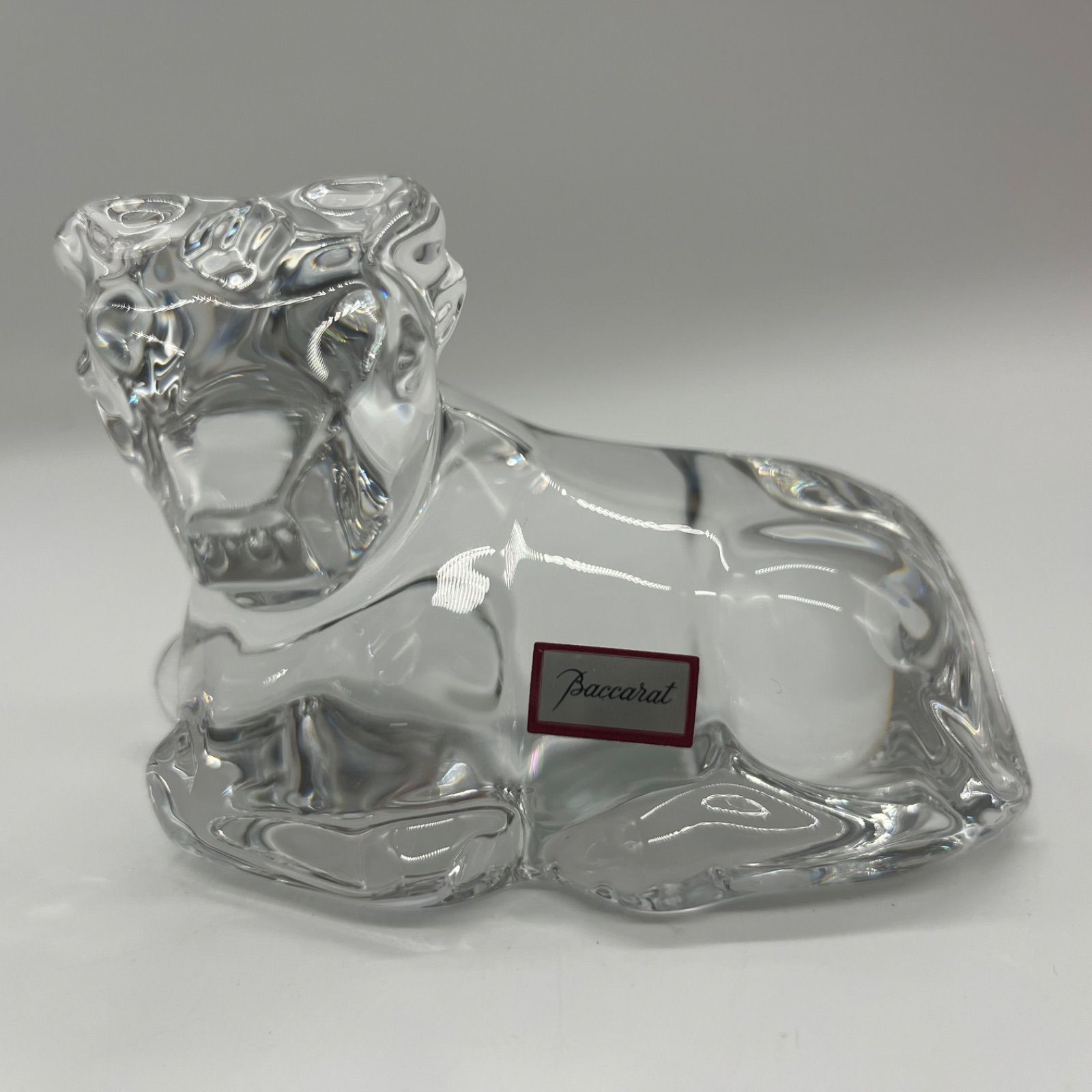 未使用】Baccarat バカラ 干支 置物 丑 牛 うし 動物 クリスタル