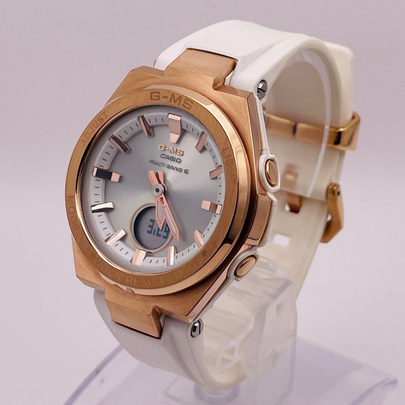 極美品] 稼働品 【CASIO】Baby-G MSG-S200G G-MS タフソーラー ピンク 
