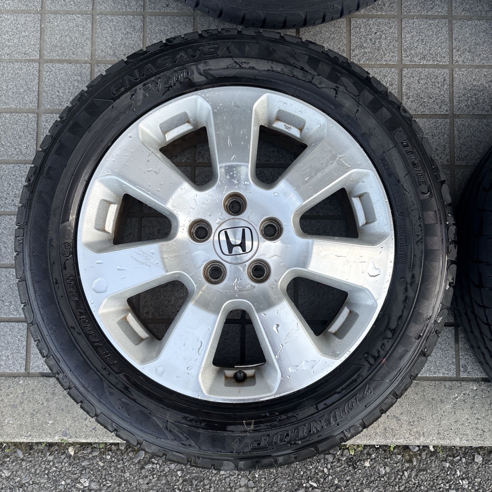 ホイールセットクロスロード　純正アルミホイールタイヤ4本セット215/60R17 ホンダ クロスロード 純正アルミホイール 4本セット5 - メルカリ