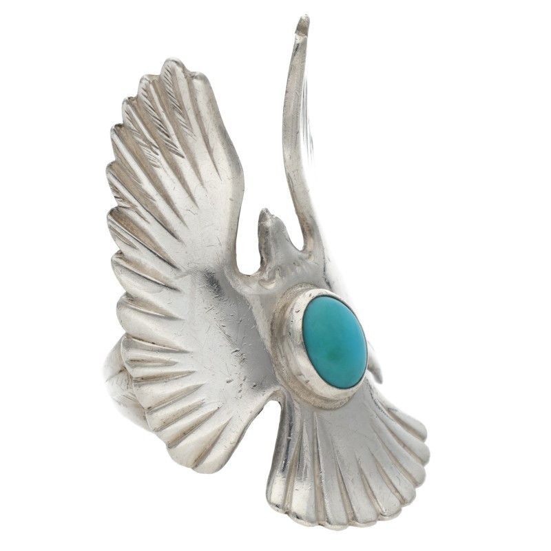 ゴローズ ターコイズ付きイーグル リング メンズ 17号 - メルカリ