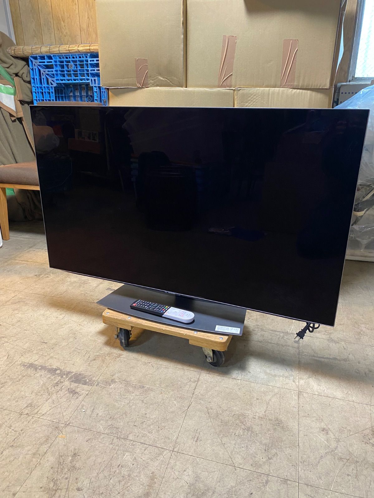 シャープ AQUOS 48 V型 4 K 有機ELテレビ T C CQ 1 回転スタンド