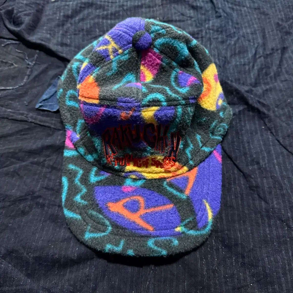 90s Made in Korea Rakuch ー n オールドスクール トラッパーハット 60