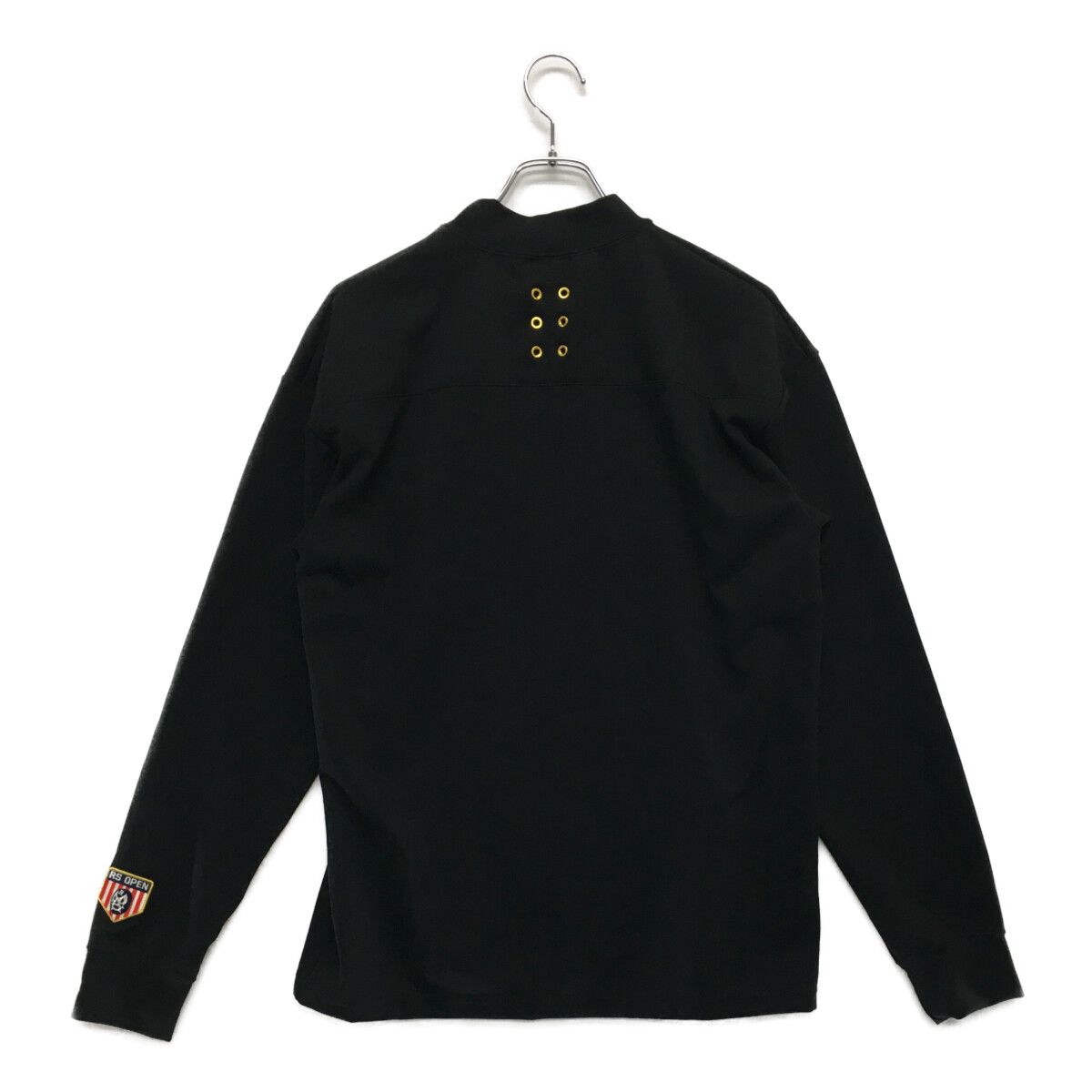 RUSSELUNO ラッセルノ モックネック 長袖シャツ メンズ ロゴ 黒 7