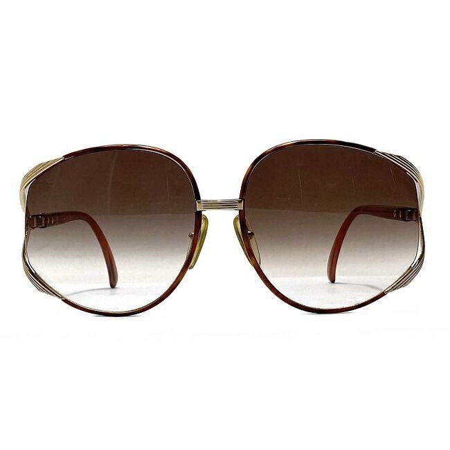 クリスチャン ディオール サングラス ゴールド ブラウン