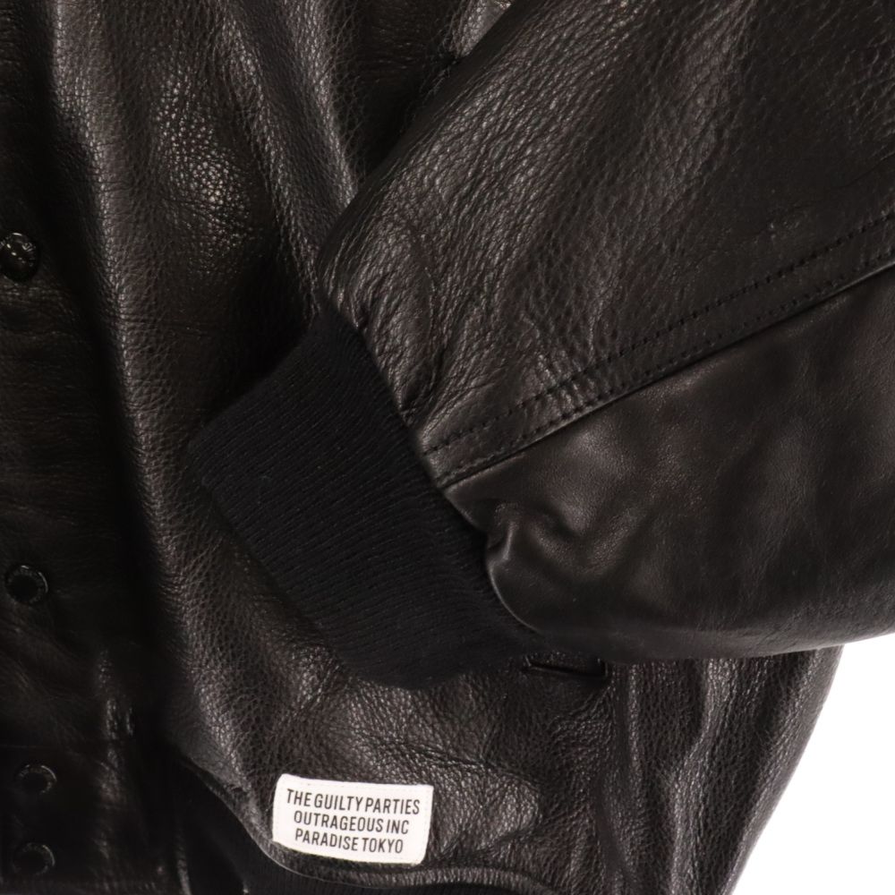 WACKO MARIA (ワコマリア) 23AW LEATHER VARSITY JACKET A TYPE2