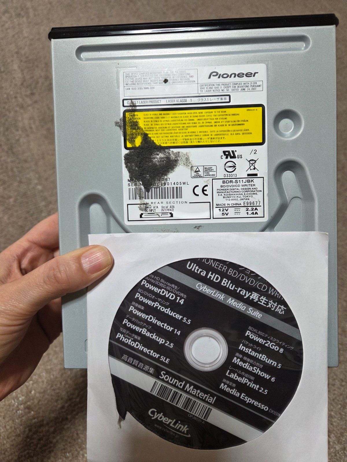 PIONEER BDR-S11JBK