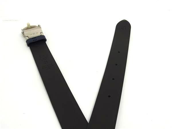 dunhill ダンヒル　ベルト リバーシブル　黒 茶　シルバー金具 レザー ダンヒル ベルト DUNHILL メンズベルト リバーシブル レザー