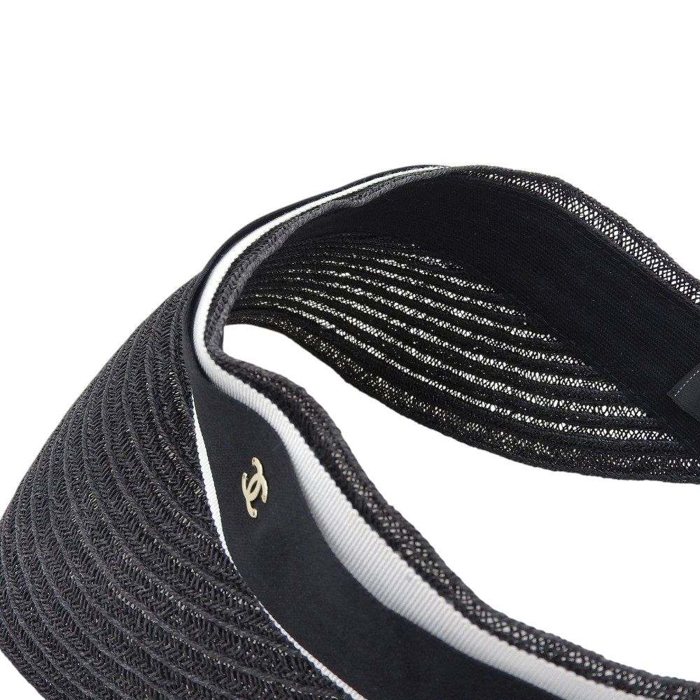 箱付超美品 シャネル CHANEL 2022年 ココマーク アバカ ラフィア  