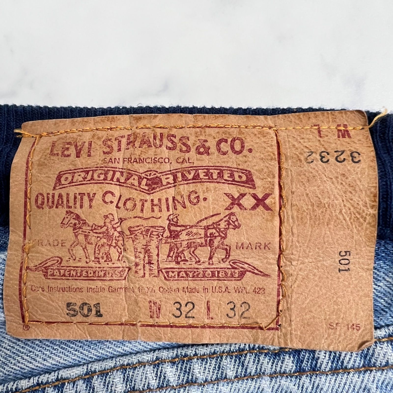 90sリーバイス501 W32 L32 古着 Levis ヴィンテージデニム - メルカリ