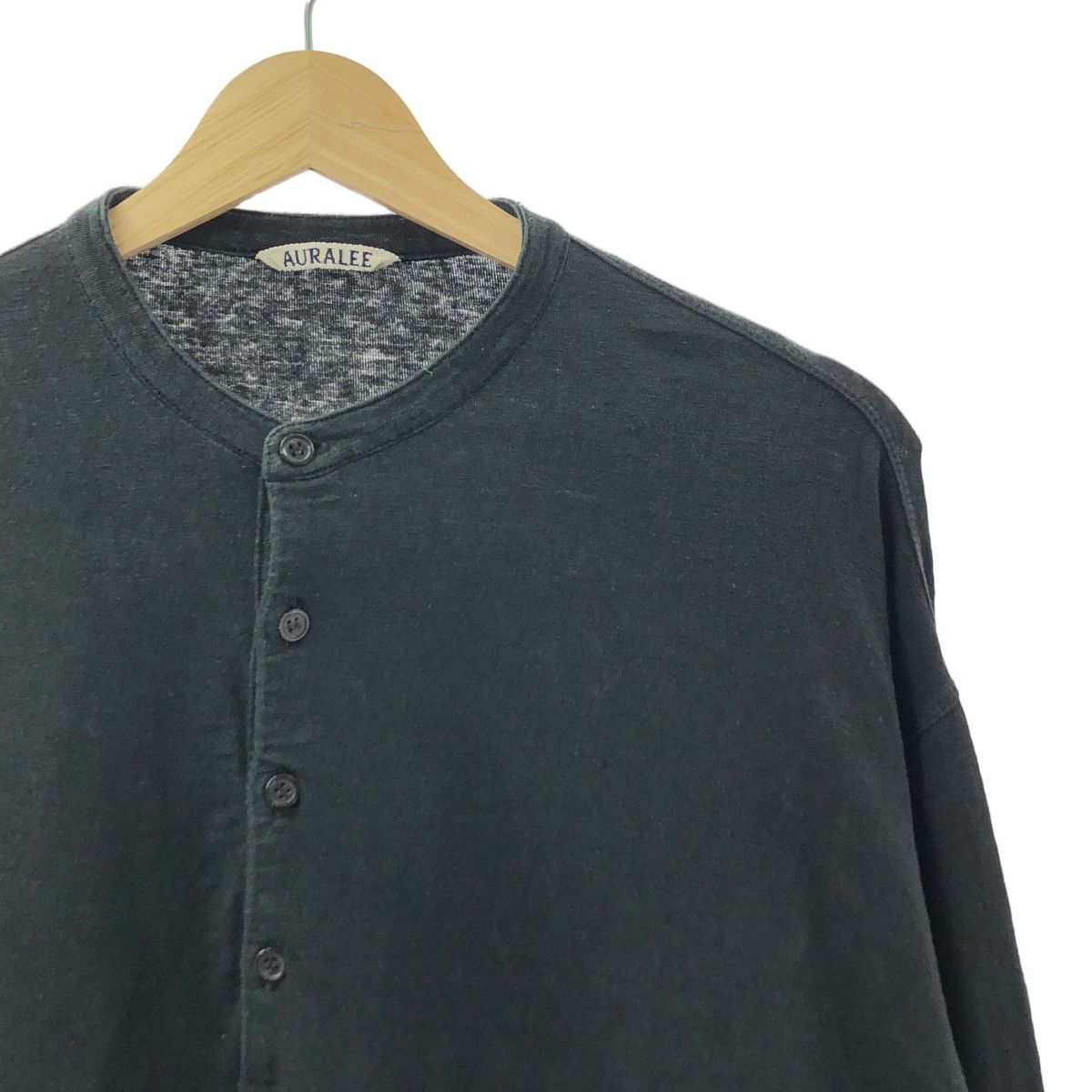 AURALEE / オーラリー | 2021SS | STRETCH LINEN JERSEY HENLEY NECK P 