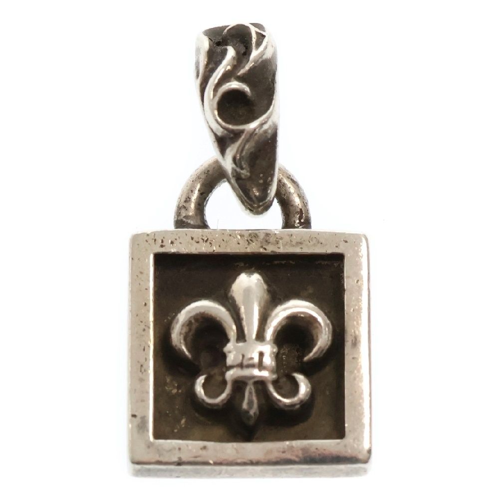 CHROME HEARTS クロムハーツ FRAMED BS FLUER フレームドBSフ チャーム ペンダントトップ シルバー BCA270