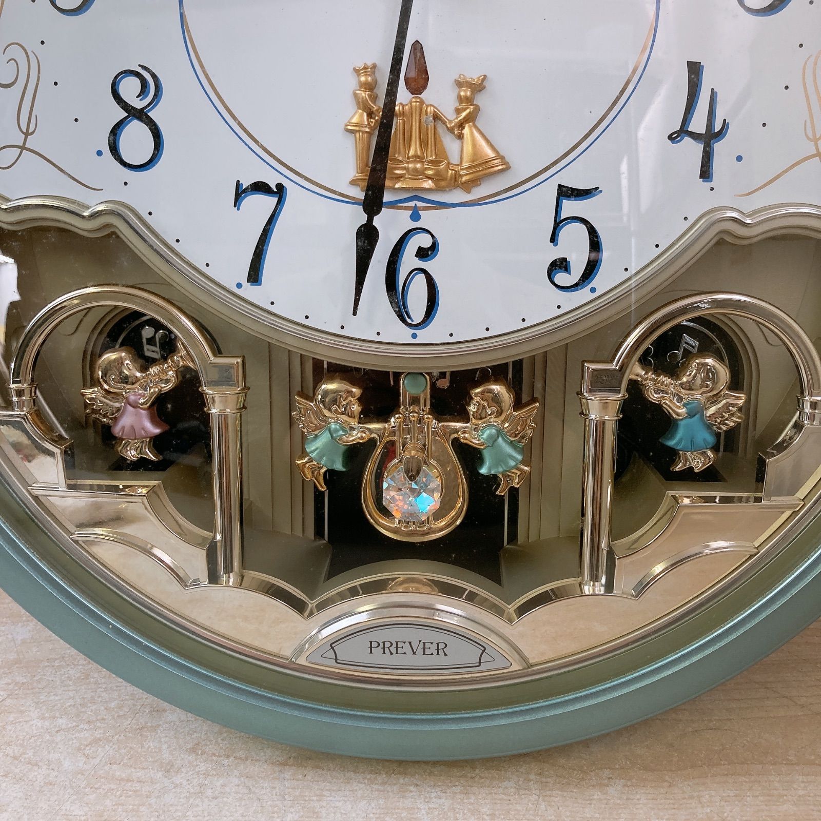 通電確認済 シチズン メロディ時計 PREVER 電波時計 4MN419-0 CITIZEN