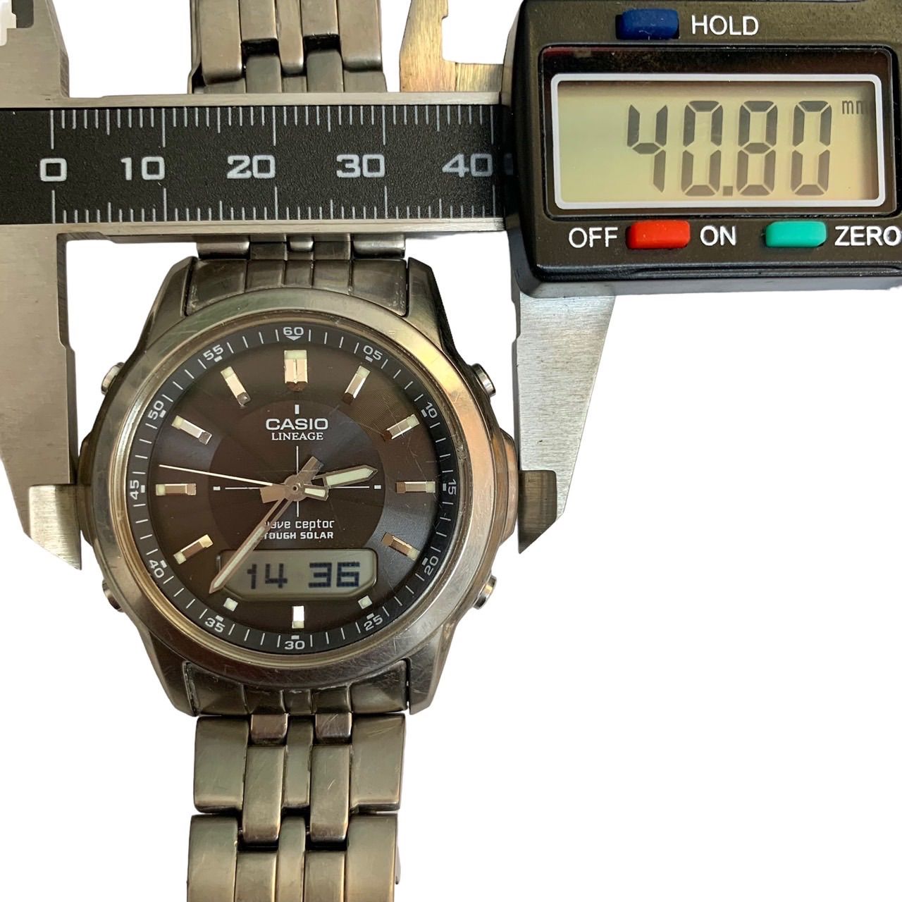 美品稼働品⭐️CASIO LINEAGE】 カシオ リニエージ デジアナ