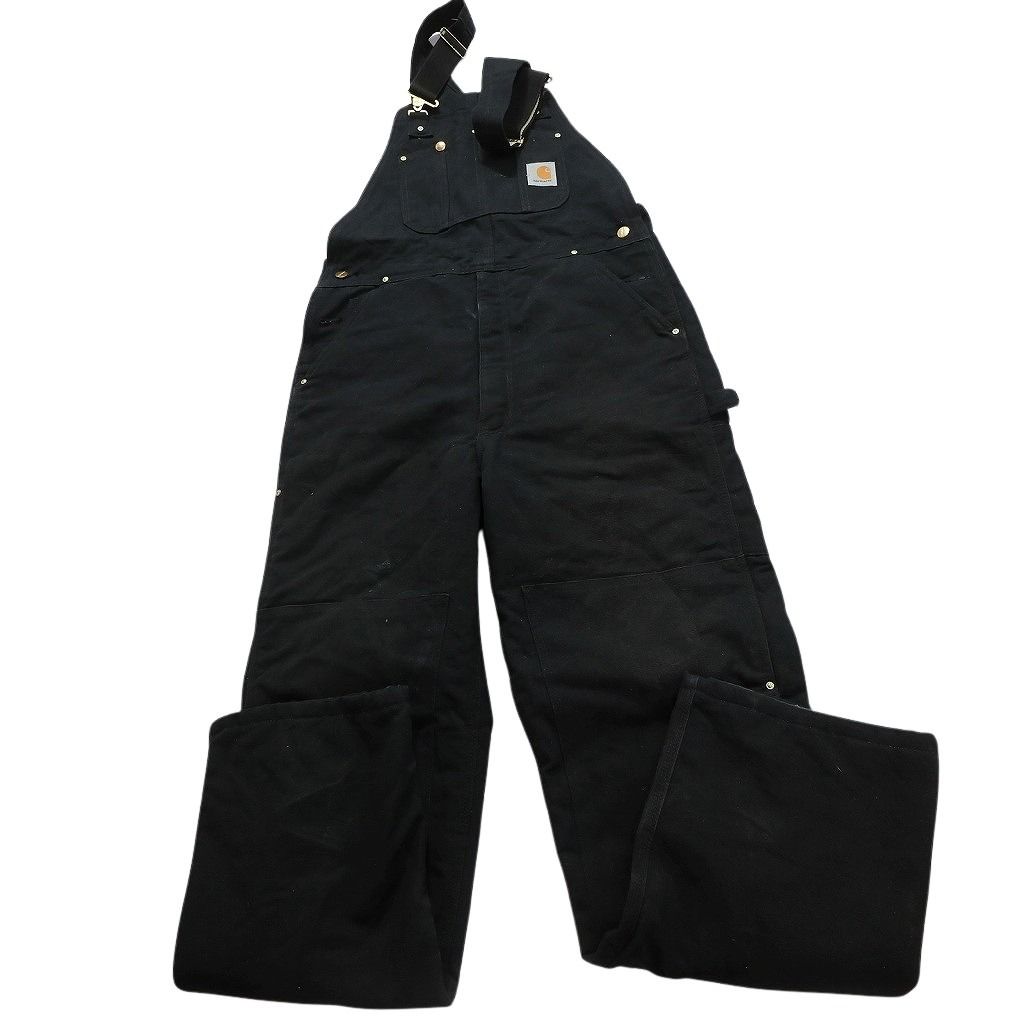 Carhartt ブラックオーバーオール　ダブルニー Made in USA Carhartt Double knee Overall / カーハート
