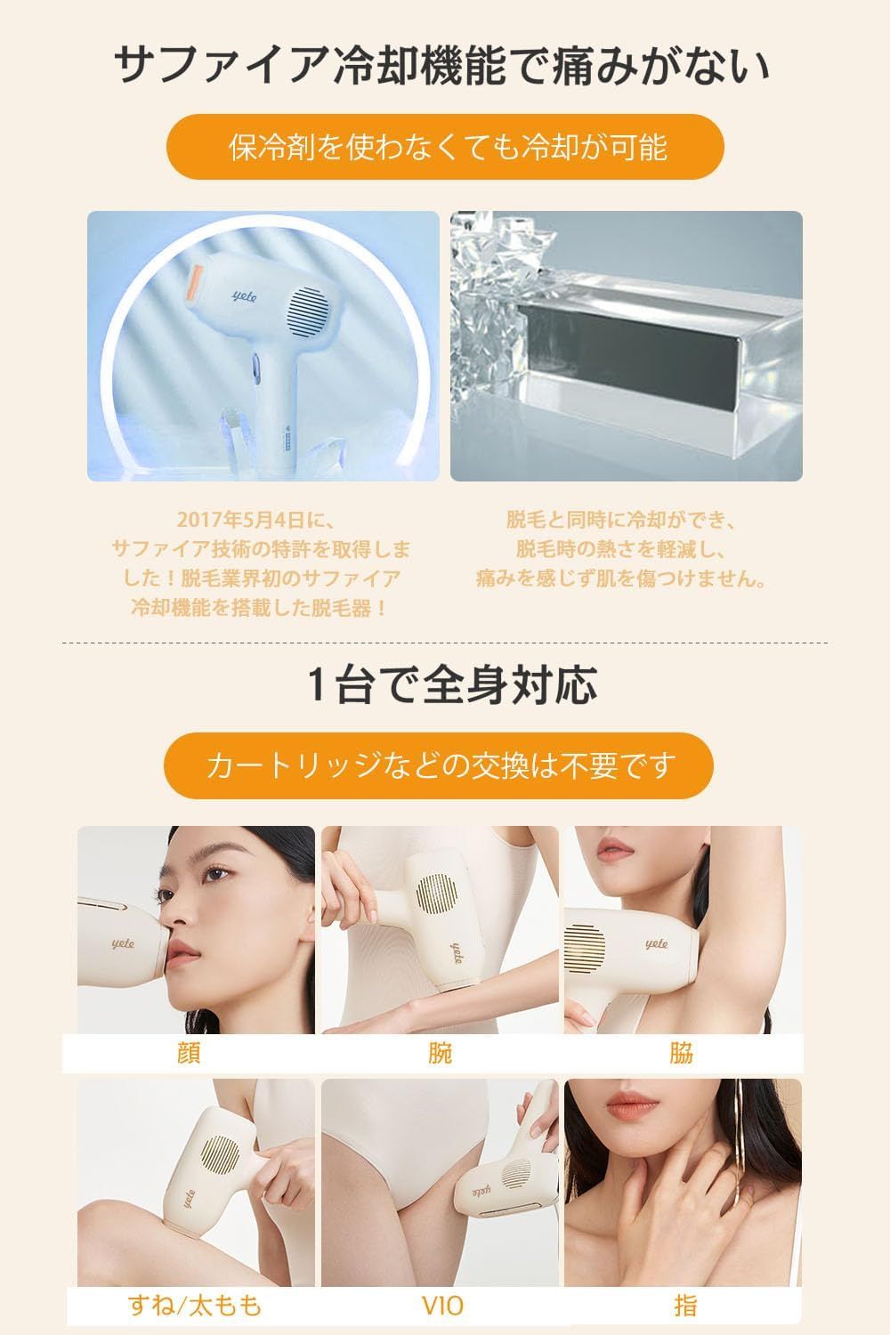 全身ムダ毛処理