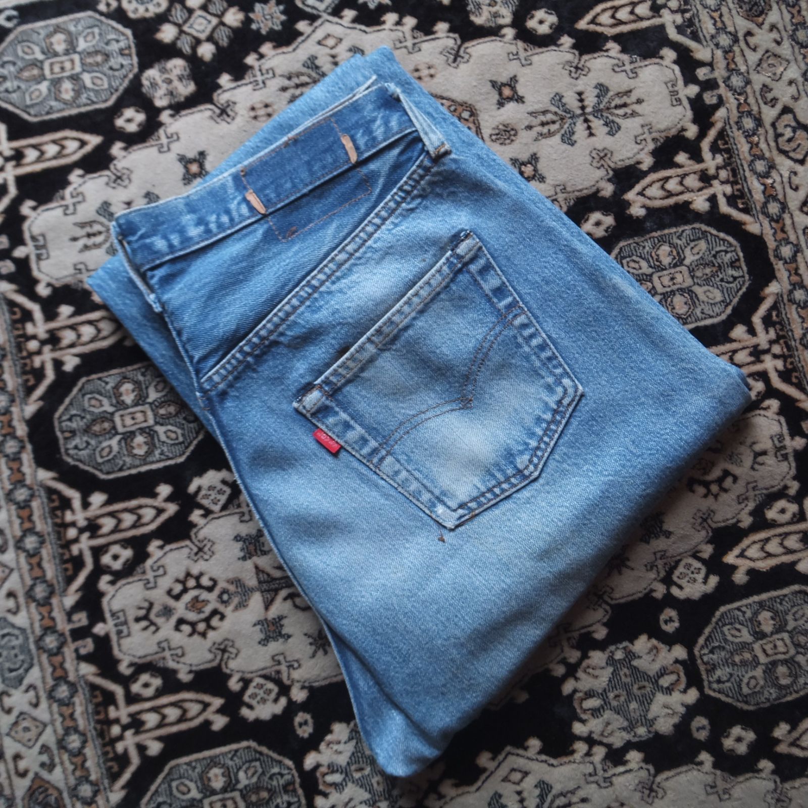 80s levis 501 黒カン 赤耳 セルビッチ エルパソ工場 デニムパンツ 