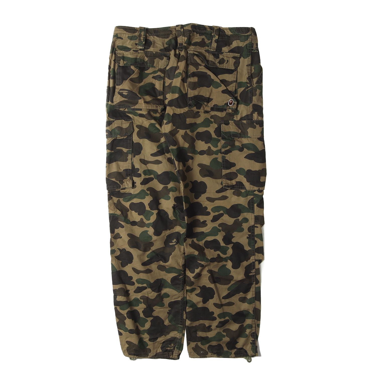 極美品✨アベイシングエイプ トラックパンツ カモフラ 総柄 完売品 L アベイシングエイプ カーゴパンツ undefeated ABC camo 6pocket