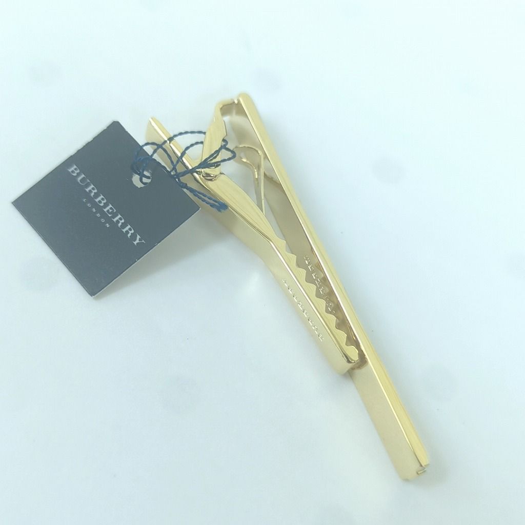 バーバリー ネクタイピン カフリンクス セット ゴールド
