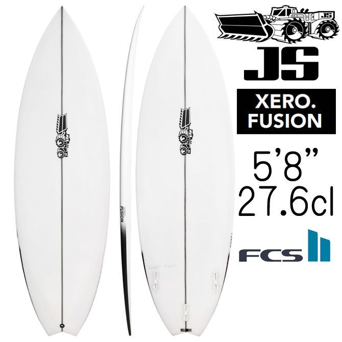 サーフィン・ボディボード JS XERO 5'8 JSサーフボード ゼロフュージョン モデル 5'8