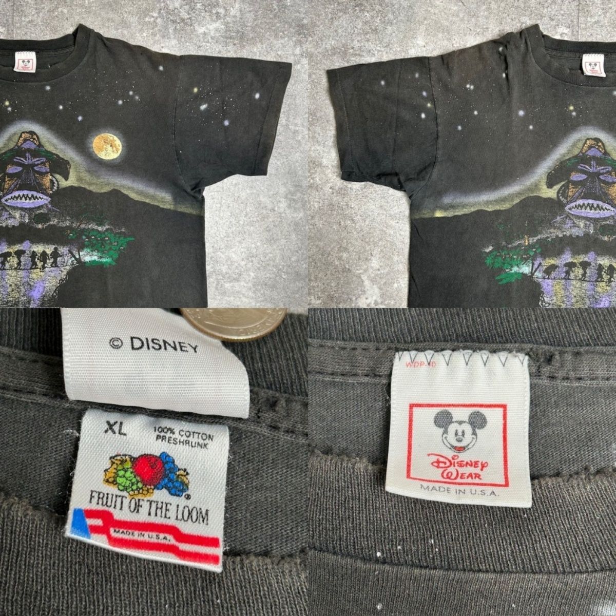 【激レア】古着 90s 90年代 ディズニー アドベンチャラーズクラブ Tシャツ 1990's 90s DISNEY adventure club Pleasure Island Tee