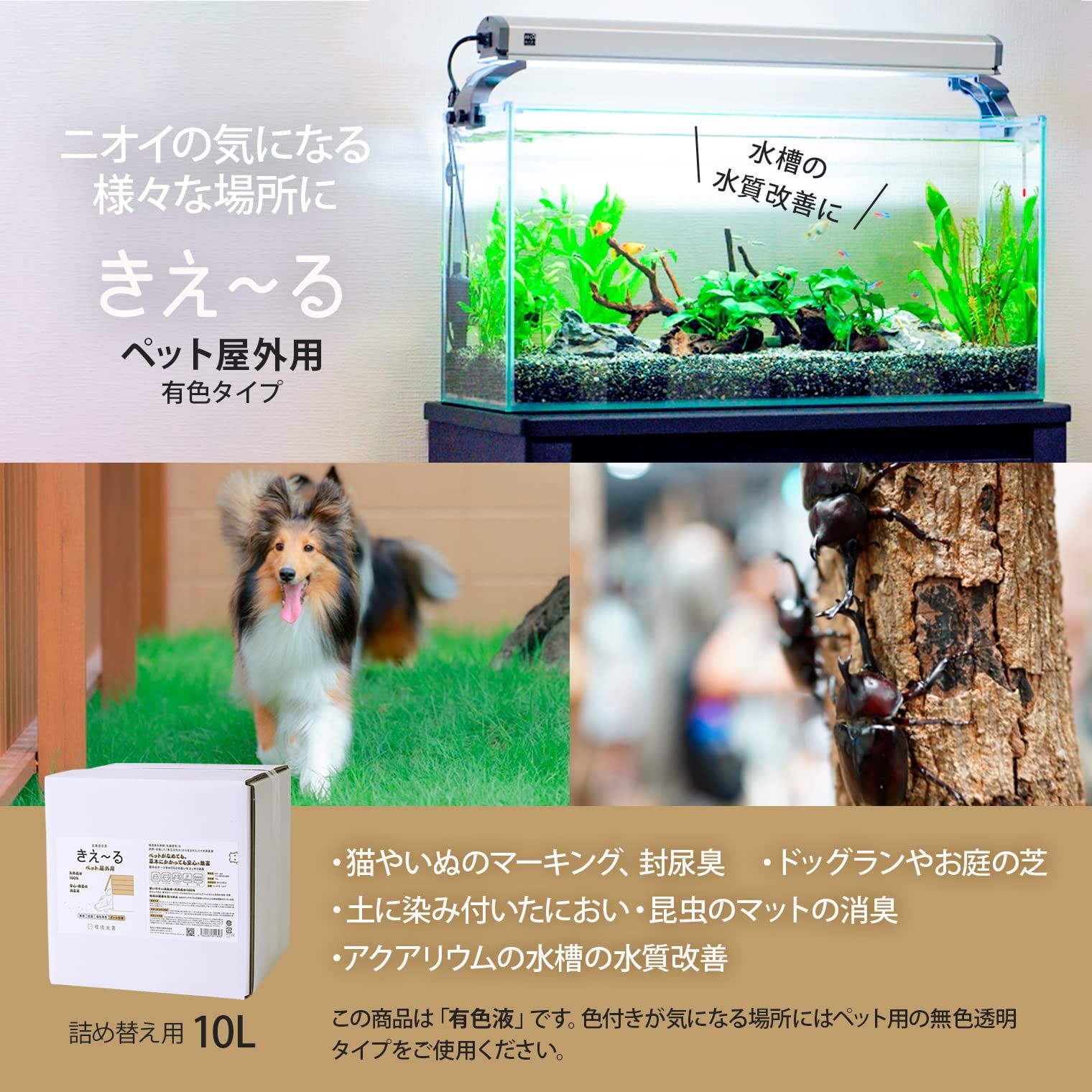 防止に 犬